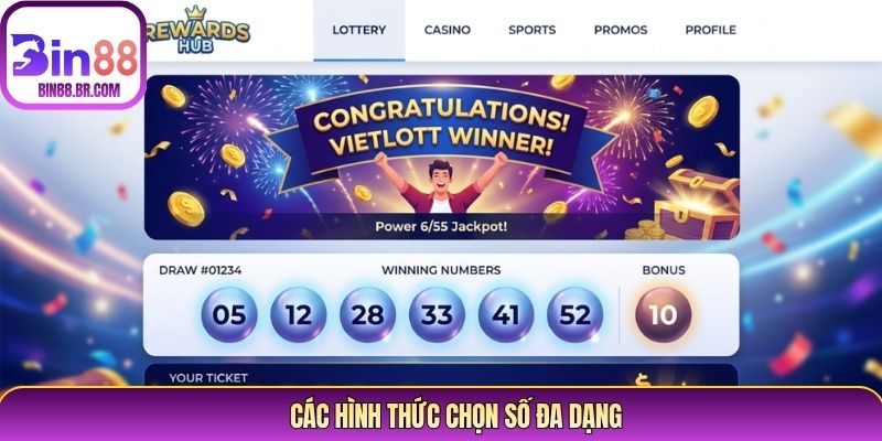Các hình thức chọn số đa dạng