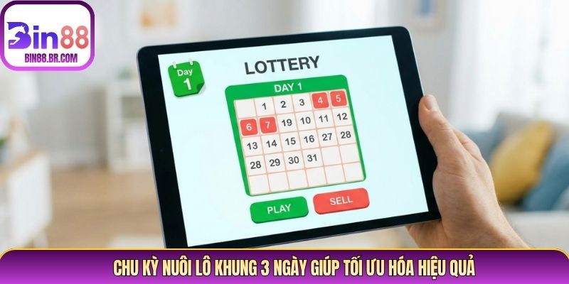 Chu kỳ nuôi lô khung 3 ngày giúp tối ưu hóa hiệu quả