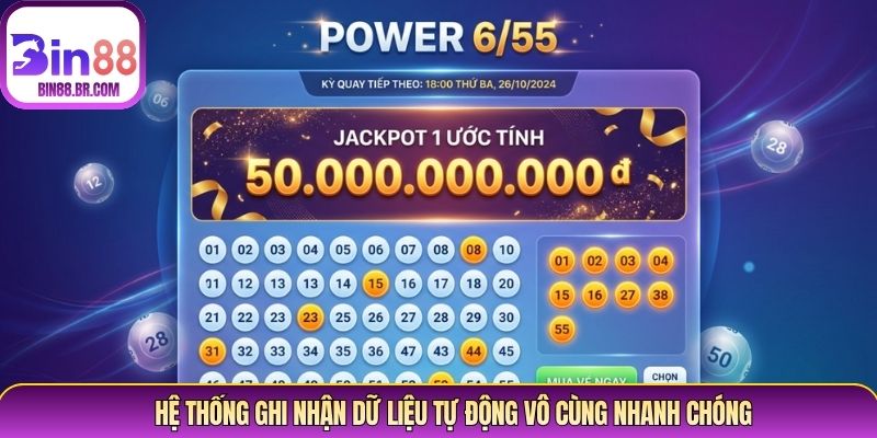 Hệ thống ghi nhận dữ liệu tự động vô cùng nhanh chóng