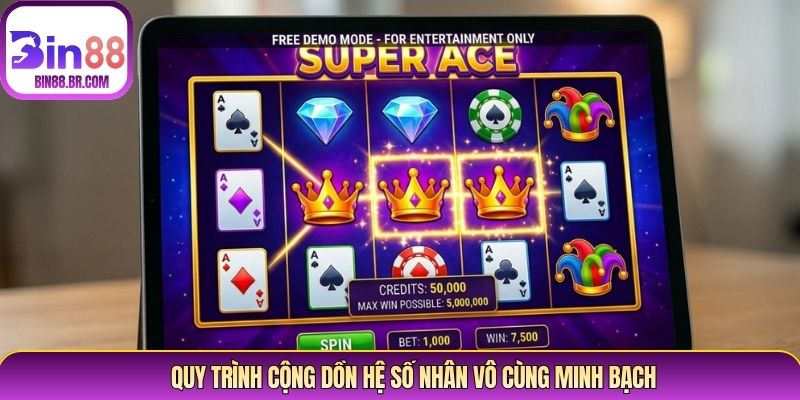 Quy trình cộng dồn hệ số nhân vô cùng minh bạch